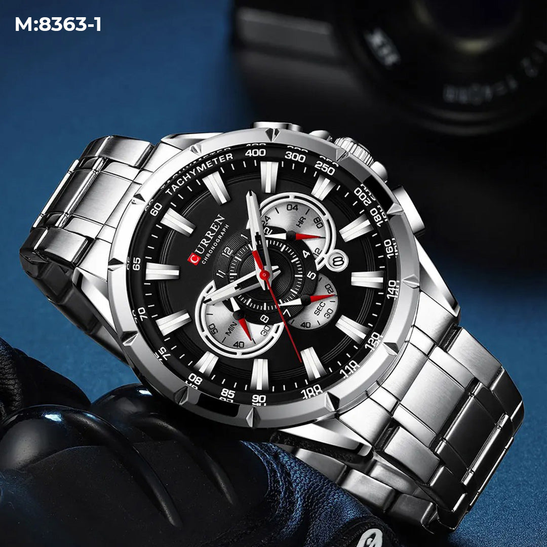 M 8363 CURREN RELOJ HOMBRE PULSO ACERO