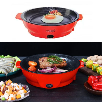 Sartén eléctrica multifuncional Parrilla