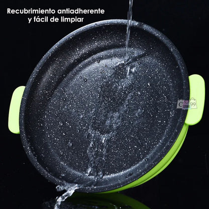 Sartén eléctrica multifuncional Parrilla