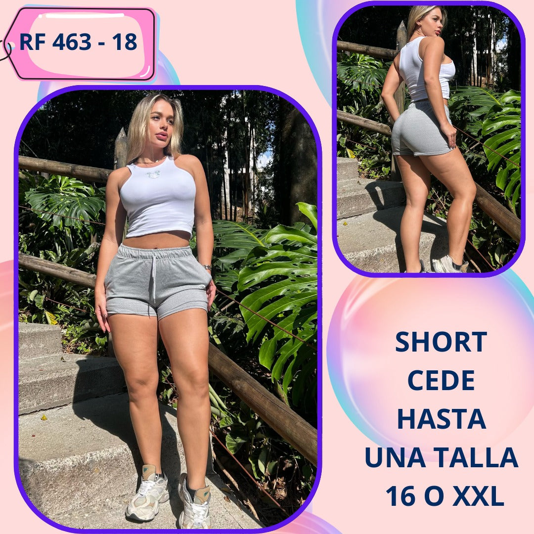 RF 423 Conjunto Short Croptop T Unica