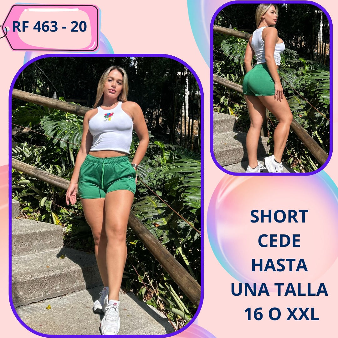 RF 423 Conjunto Short Croptop T Unica