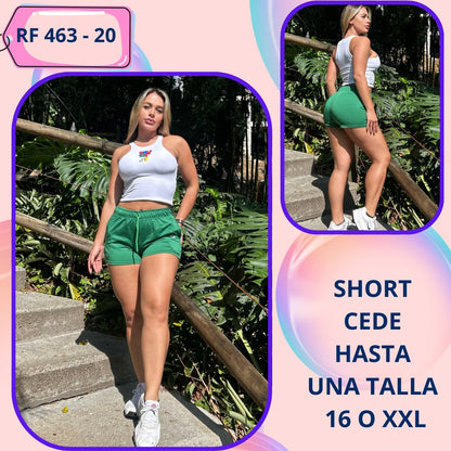 RF 423 Conjunto Short Croptop T Unica