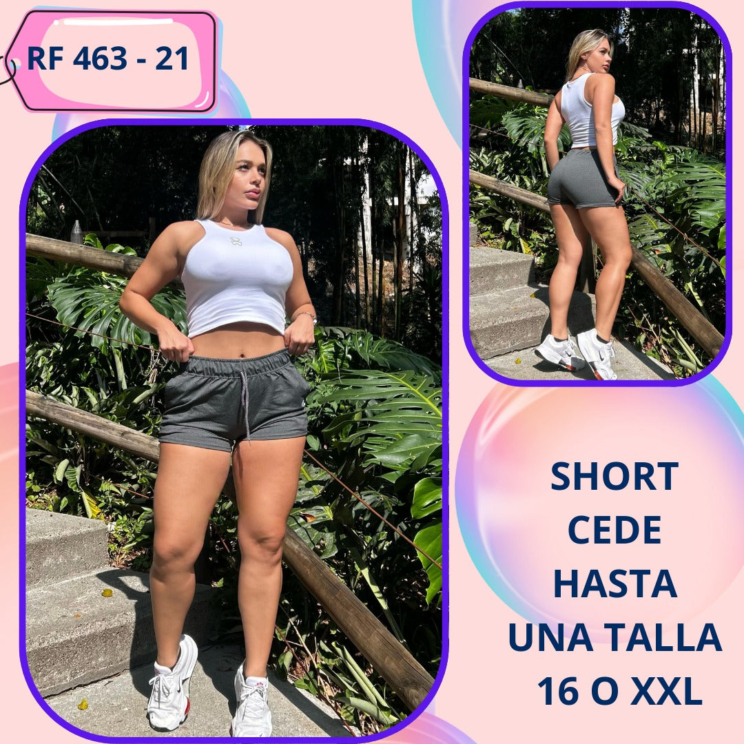 RF 423 Conjunto Short Croptop T Unica