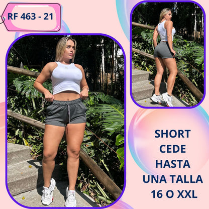 RF 423 Conjunto Short Croptop T Unica