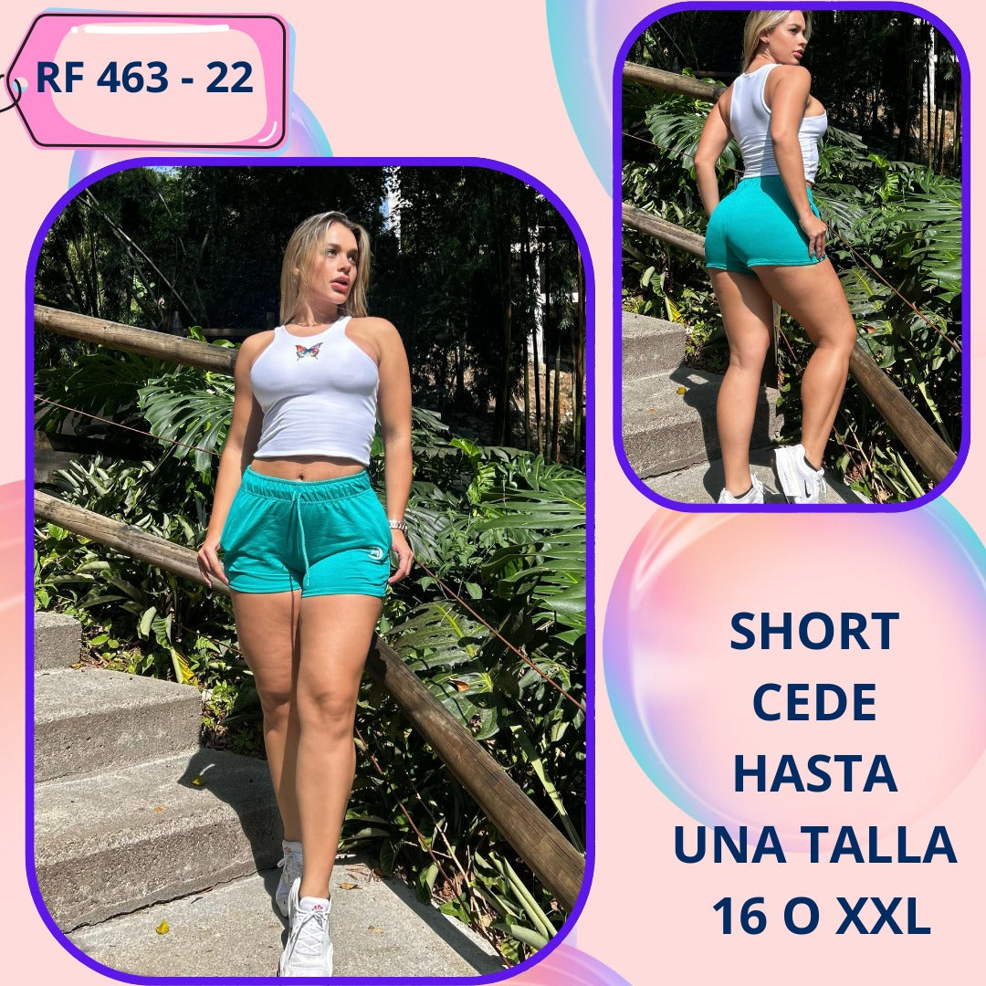 RF 423 Conjunto Short Croptop T Unica