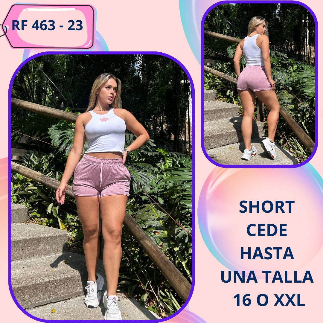 RF 423 Conjunto Short Croptop T Unica