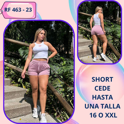RF 423 Conjunto Short Croptop T Unica