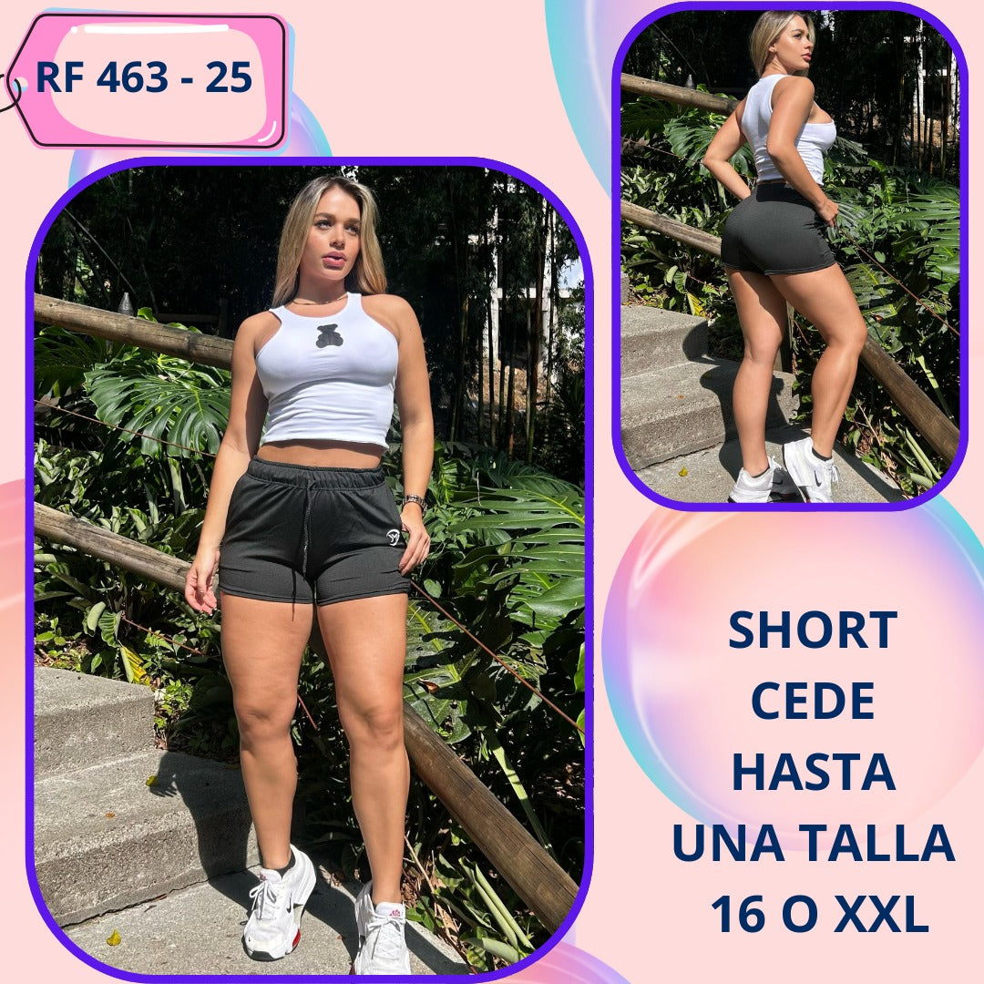 RF 423 Conjunto Short Croptop T Unica