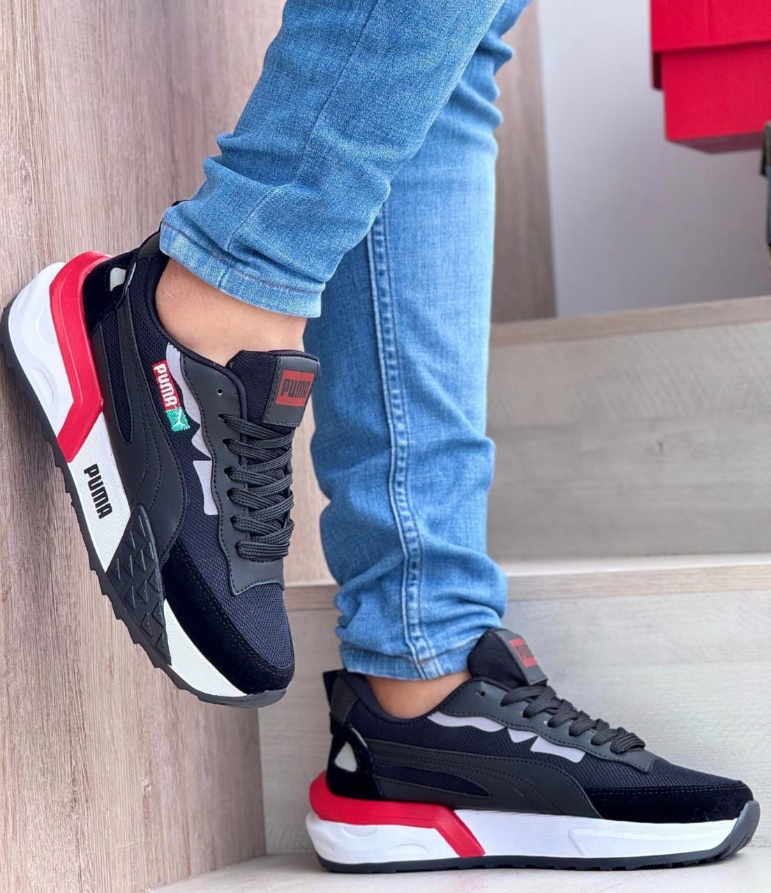 Zapato deportivo Puma Racer p Caballero