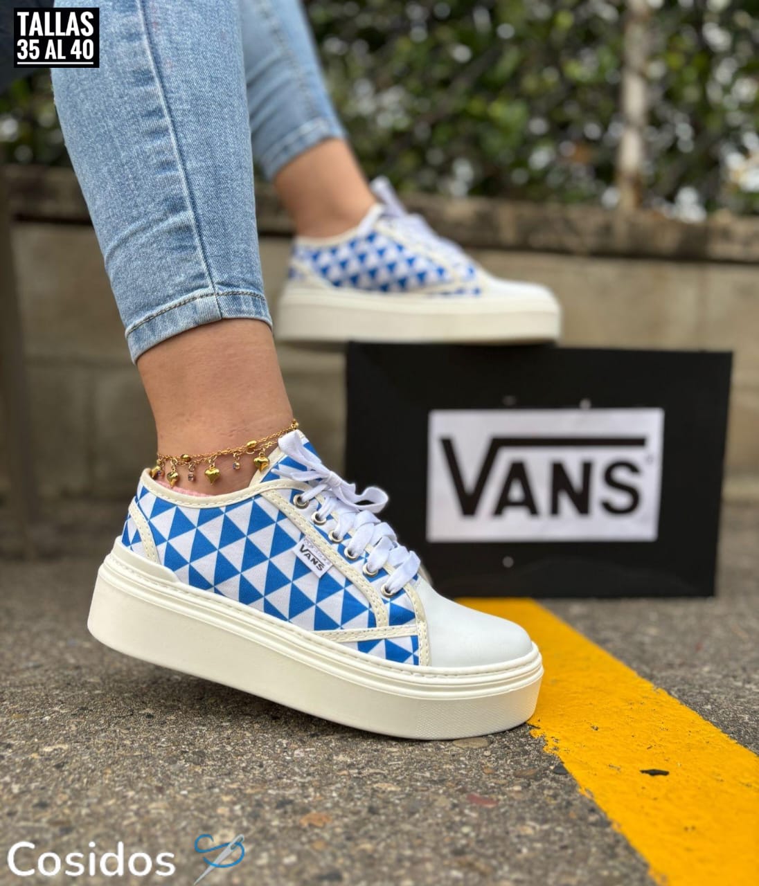 VANS SUELA ALTA CORDON