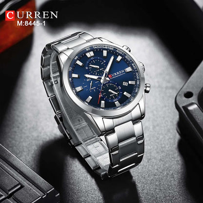 M 8445 CURRE RELOJ  METÁLICO CRONOGRAF