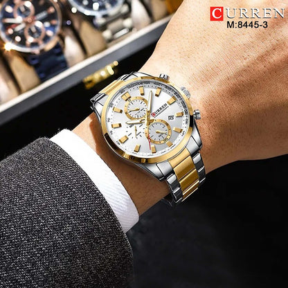 M 8445 CURRE RELOJ  METÁLICO CRONOGRAF