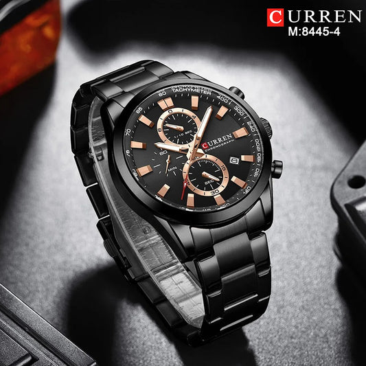 M 8445 CURRE RELOJ  METÁLICO CRONOGRAF