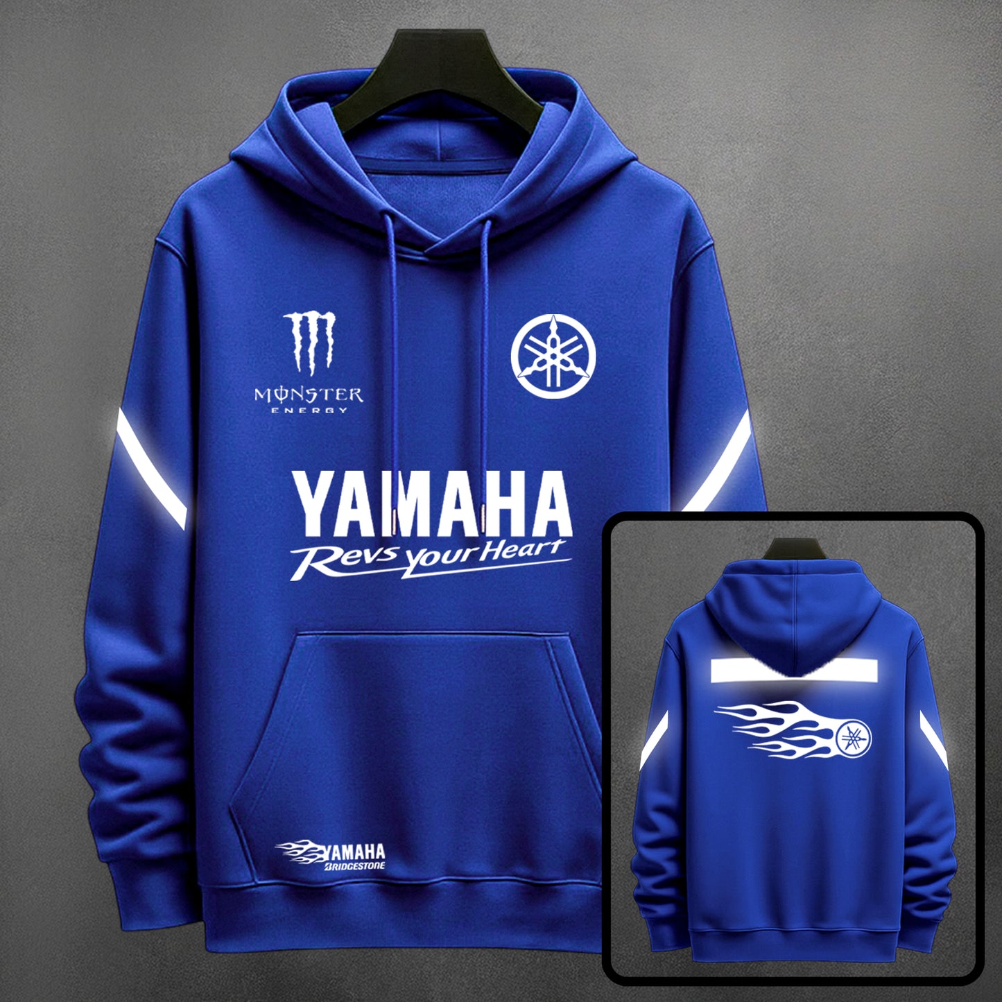 BUZO YAMAHA ESTAMPADO REFLECTIVO