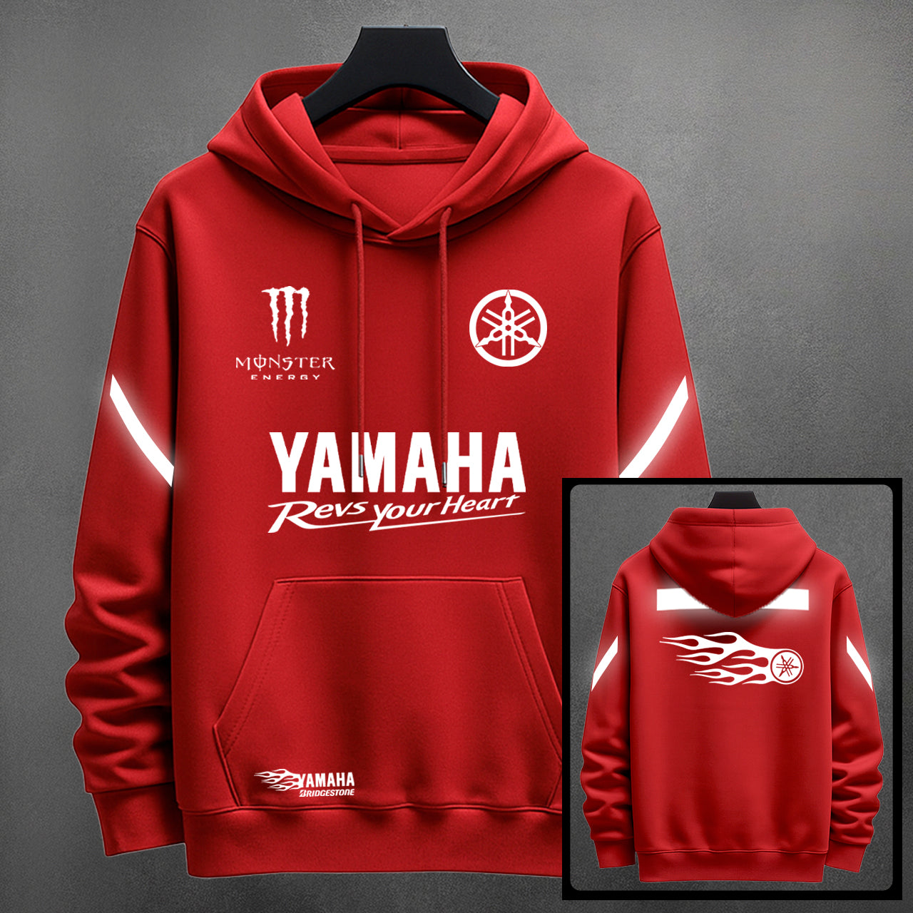 BUZO YAMAHA ESTAMPADO REFLECTIVO