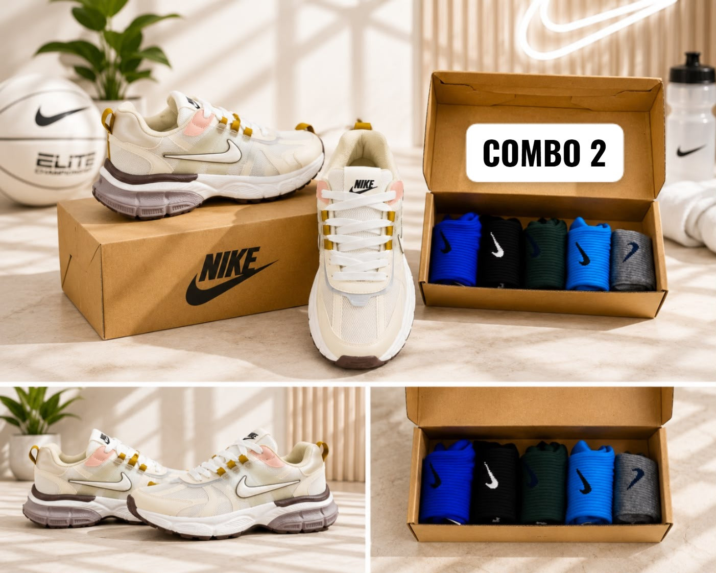 ZAPATOS DEPORTIVOS NIKE DAMA + MEDIAS