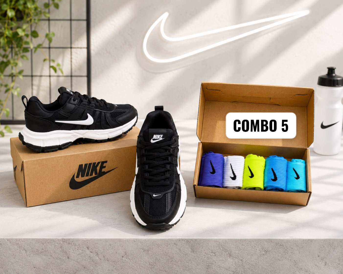ZAPATOS DEPORTIVOS NIKE DAMA + MEDIAS