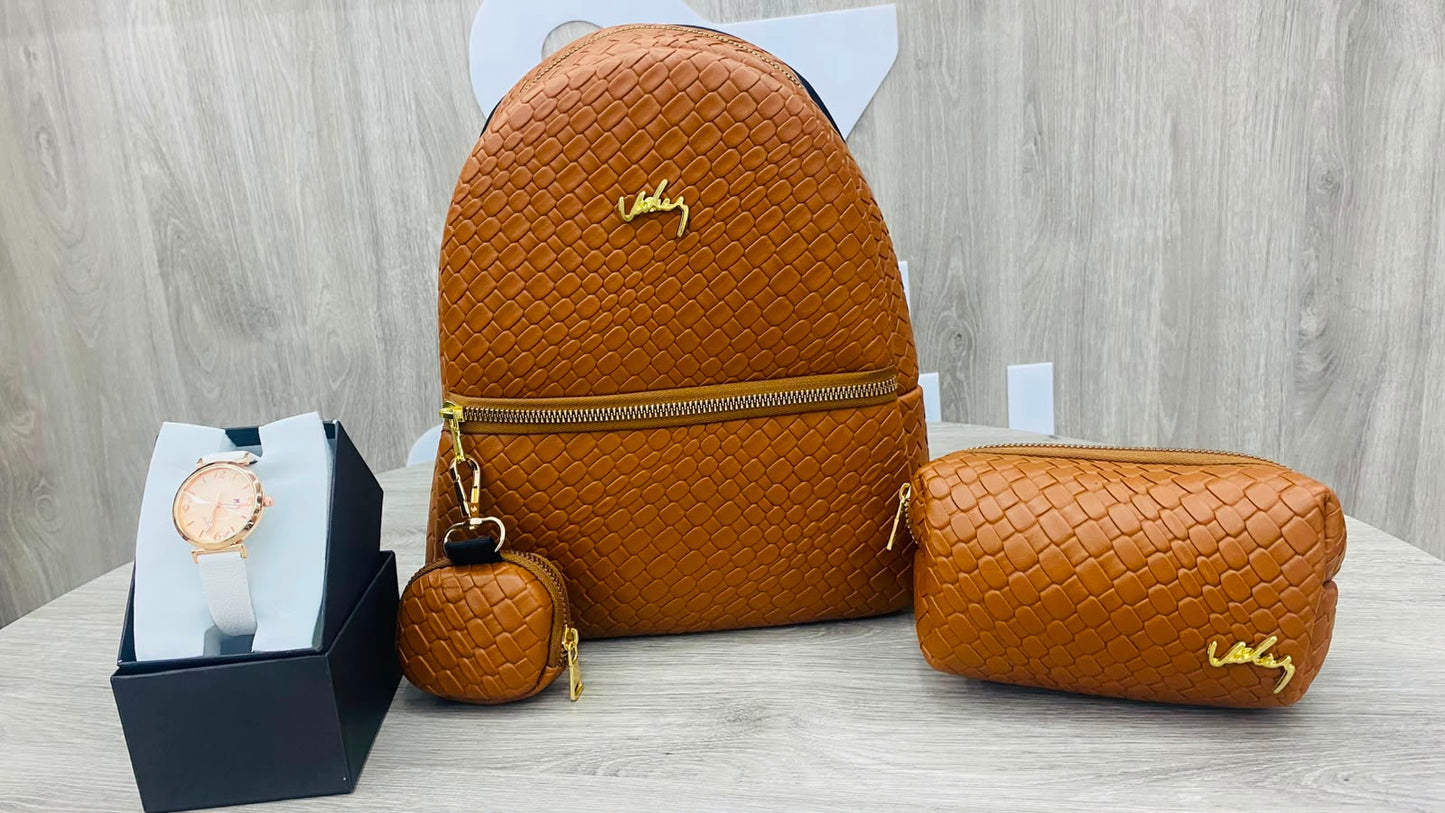 MORRAL CHARLOTTE + RELOJ OBSEQUIO DAMA