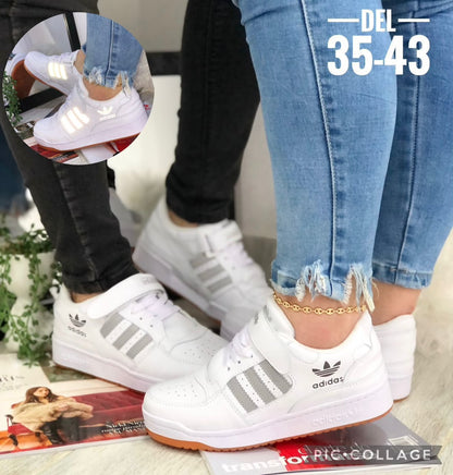 Adidas forum correa de dama y caballero