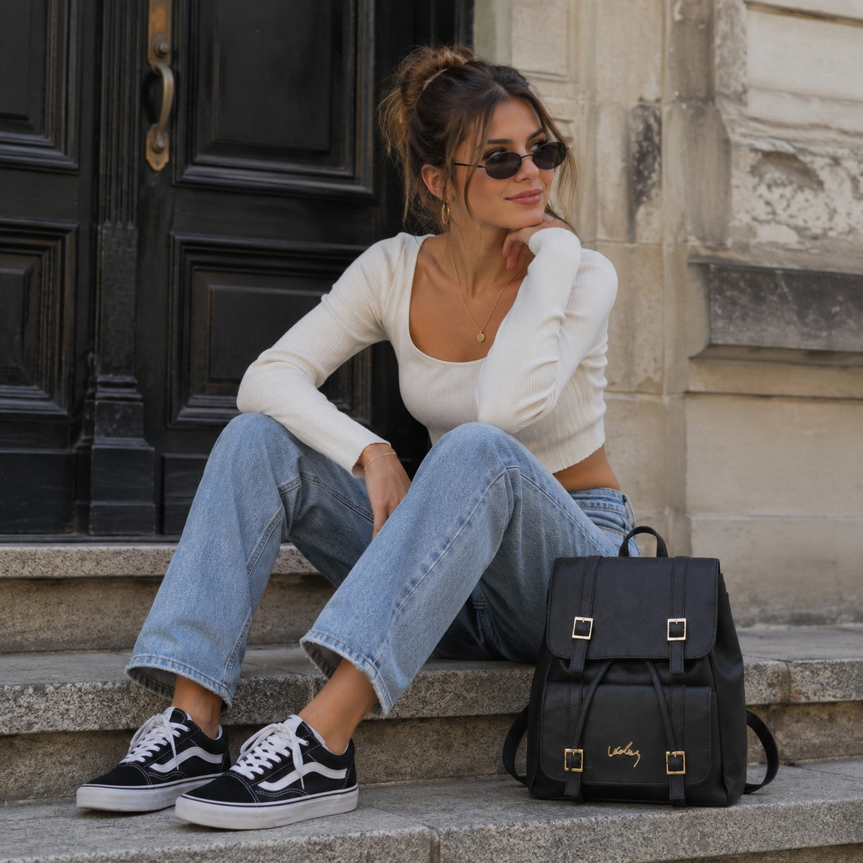 🎒MORRAL & COSMETIQUERA 👝 VLZ 🤎💛🖤