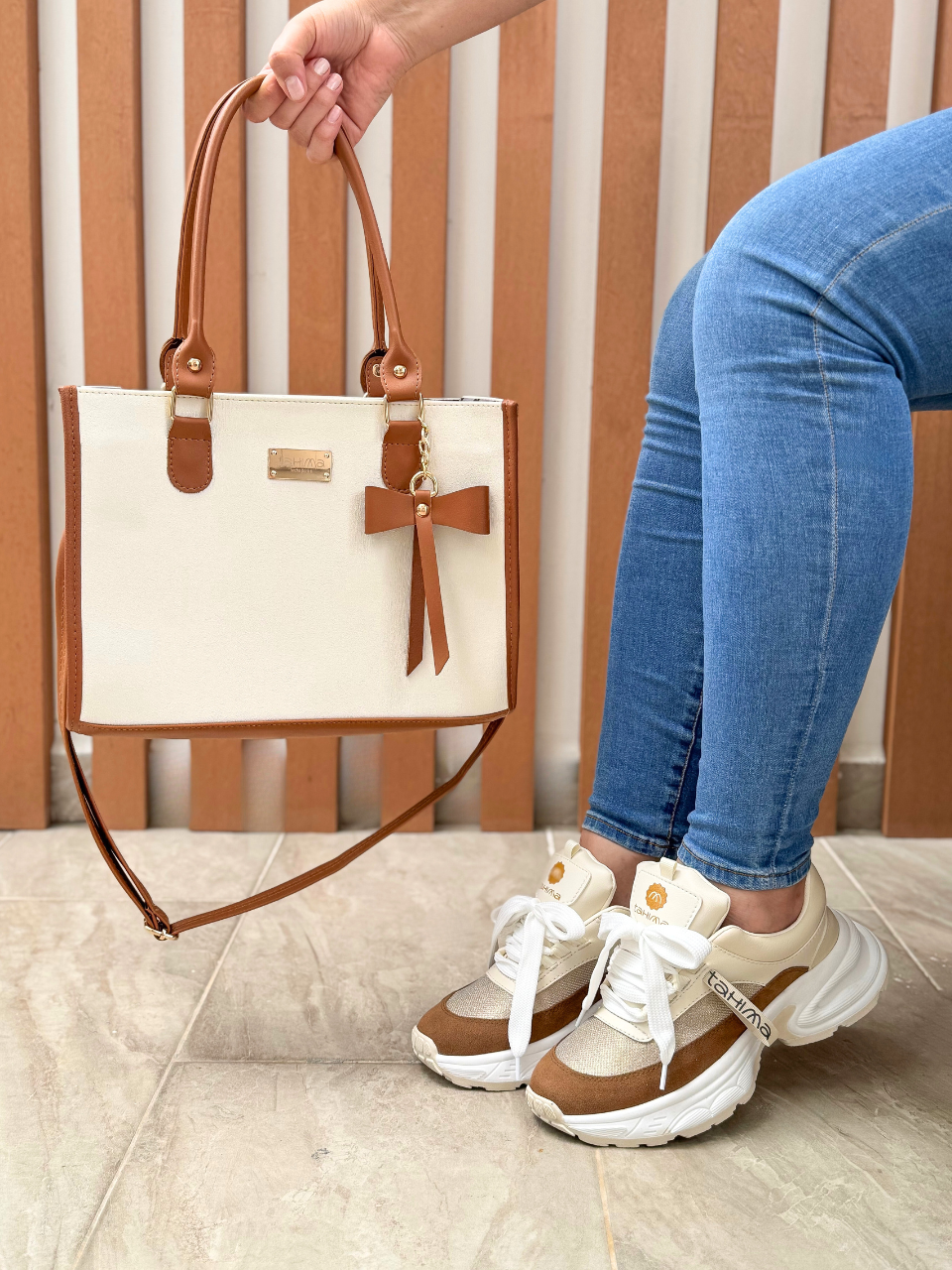 COMBO TENIS+BOLSO COQUETTE+CAJA