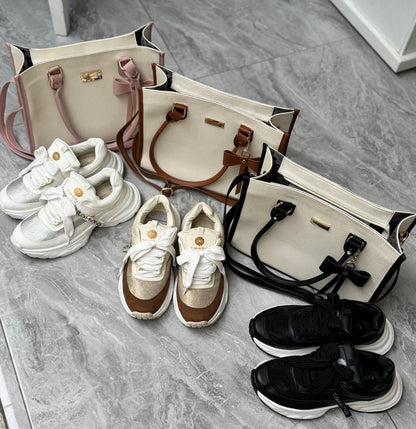 COMBO TENIS+BOLSO COQUETTE+CAJA
